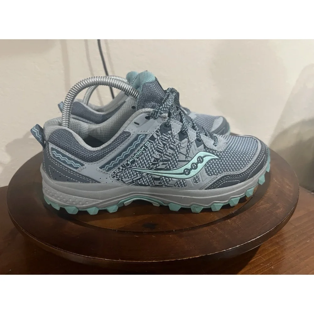 Saucony Grid Excursion TR12 Womens  9.5 Blue‎ Athletic Running Shoes Sneakers